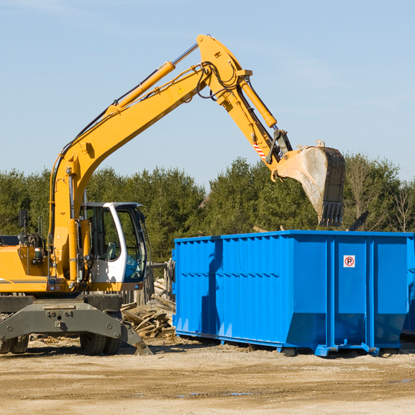 what size residential dumpster rentals are available in Burke